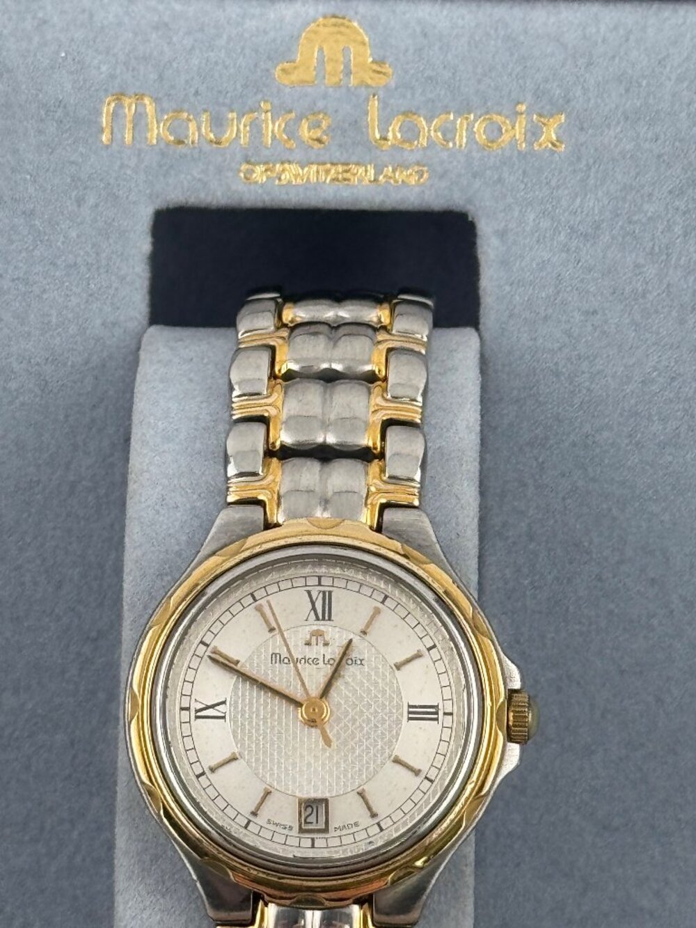 Vintage Maurice Lacroix Watch, Swiss Made Luxury Watch
